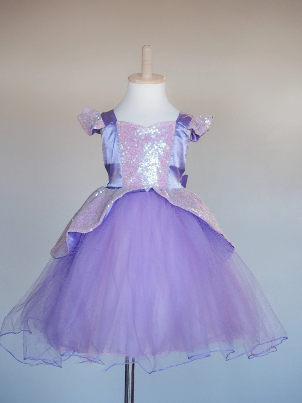 Girls Rapunzel Princess dress Halloween Costume Tangled